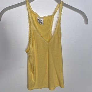 Destined yellow tank top